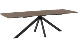 Goossens excellent eettafel uniek donker bruin eiken - 8221251-01