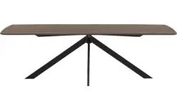 Goossens excellent eettafel uniek donker bruin eiken - 8221251-01