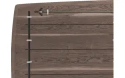 Goossens excellent eettafel uniek donker bruin eiken - 8221251-01