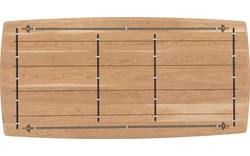 Goossens excellent eettafel uniek blank eiken - 8221263-02