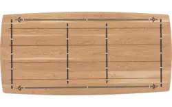 Goossens excellent eettafel uniek blank eiken - 8221263-02