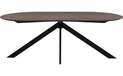 Goossens excellent eettafel uniek donker bruin eiken - 8221304-03