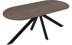 Goossens excellent eettafel uniek donker bruin eiken - 8221304-03