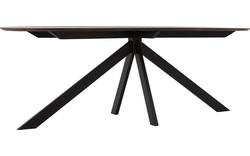 Goossens excellent eettafel uniek donker bruin eiken - 8221304-03