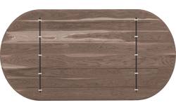 Goossens excellent eettafel uniek donker bruin eiken - 8221304-03