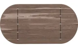Goossens excellent eettafel uniek donker bruin eiken - 8221304-03