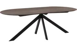 Goossens excellent eettafel uniek donker bruin eiken - 8221305-03