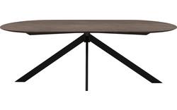 Goossens excellent eettafel uniek donker bruin eiken - 8221305-03
