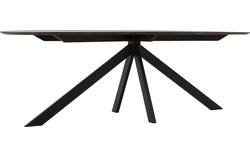 Goossens excellent eettafel uniek donker bruin eiken - 8221305-03