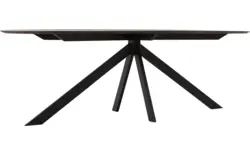 Goossens excellent eettafel uniek donker bruin eiken - 8221305-03