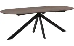 Goossens excellent eettafel uniek donker bruin eiken - 8221306-03