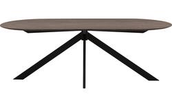 Goossens excellent eettafel uniek donker bruin eiken - 8221306-03