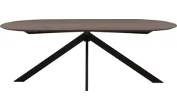 Goossens excellent eettafel uniek donker bruin eiken - 8221306-03