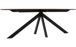 Goossens excellent eettafel uniek donker bruin eiken - 8221306-03