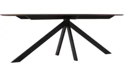 Goossens excellent eettafel uniek donker bruin eiken - 8221306-03