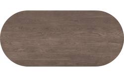 Goossens excellent eettafel uniek donker bruin eiken - 8221306-03