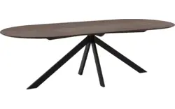 Goossens excellent eettafel uniek donker bruin eiken - 8221307-03