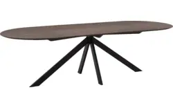 Goossens excellent eettafel uniek donker bruin eiken - 8221308-03