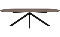 Goossens excellent eettafel uniek donker bruin eiken - 8221308-03