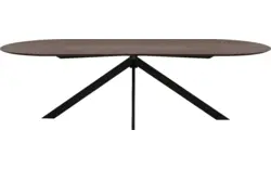 Goossens excellent eettafel uniek donker bruin eiken - 8221308-03