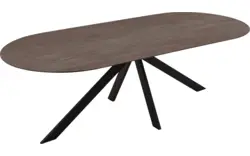 Goossens excellent eettafel uniek donker bruin eiken - 8221308-03