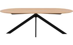 Goossens excellent eettafel uniek blank eiken - 8221320-03