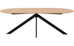 Goossens excellent eettafel uniek blank eiken - 8221320-03