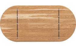 Goossens excellent eettafel uniek blank eiken - 8221320-03
