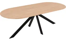 Goossens excellent eettafel uniek blank eiken - 8221321-03