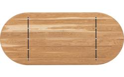 Goossens excellent eettafel uniek blank eiken - 8221321-03
