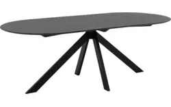 Goossens excellent eettafel uniek zwart eiken - 8221325-03
