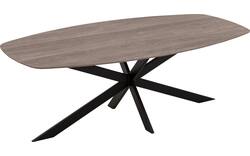 Goossens excellent eettafel uniek donker bruin eiken - 8221345-01