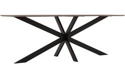 Goossens excellent eettafel uniek donker bruin eiken - 8221345-01
