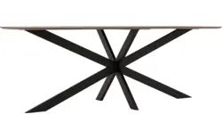 Goossens excellent eettafel uniek donker bruin eiken - 8221345-01