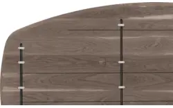 Goossens excellent eettafel uniek donker bruin eiken - 8221345-01