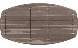 Goossens excellent eettafel uniek donker bruin eiken - 8221345-01