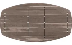 Goossens excellent eettafel uniek donker bruin eiken - 8221345-01