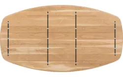 Goossens excellent eettafel uniek blank eiken - 8221375-03