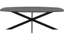 Goossens excellent eettafel uniek zwart eiken - 8221385-01