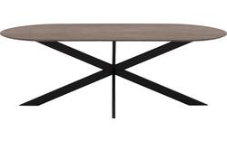 Goossens excellent eettafel uniek donker bruin eiken - 8221410-02