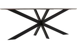 Goossens excellent eettafel uniek donker bruin eiken - 8221410-01