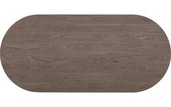 Goossens excellent eettafel uniek donker bruin eiken - 8221410-01