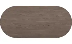 Goossens excellent eettafel uniek donker bruin eiken - 8221410-01