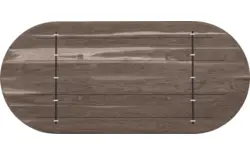 Goossens excellent eettafel uniek donker bruin eiken - 8221410-01