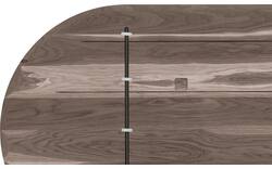 Goossens excellent eettafel uniek donker bruin eiken - 8221410-01