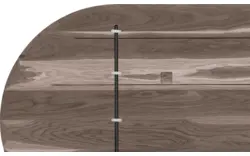 Goossens excellent eettafel uniek donker bruin eiken - 8221410-01