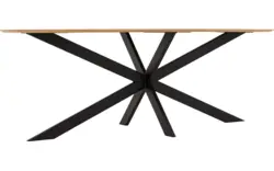 Goossens excellent eettafel uniek blank eiken - 8221440-03