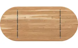 Goossens excellent eettafel uniek blank eiken - 8221440-03