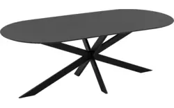 Goossens excellent eettafel uniek zwart eiken - 8221450-03