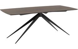Goossens excellent eettafel uniek donker bruin eiken - 8221469-01